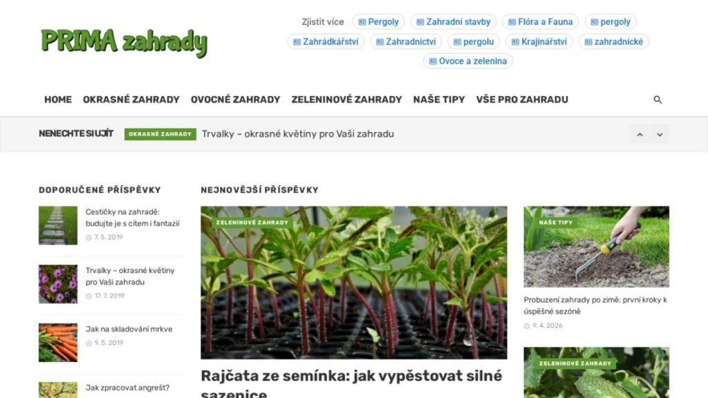 Prima zahrady
